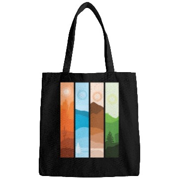 Discover Artistic Nature Wilderness Mountain Landscape Bags