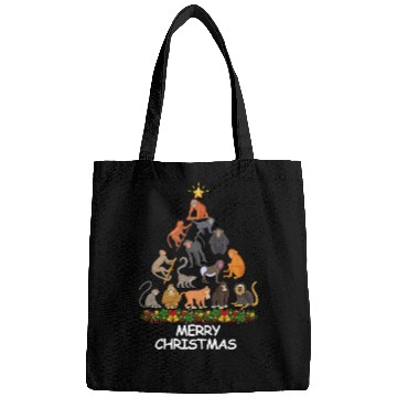 Discover Monkey Christmas Tree Merry Christmas Bags