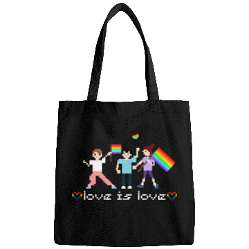 Discover Pride Pixel, perfect for LGBT community Bags