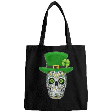 Discover Sugar Skull Saint Patrick's Day of Dead Bags