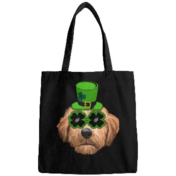Discover Irish Goldendoodle Doodle Dog St Patrick's Day Bags