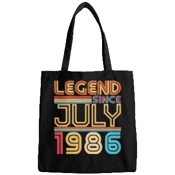 Discover Birthday Greeting July 1986 Bags
