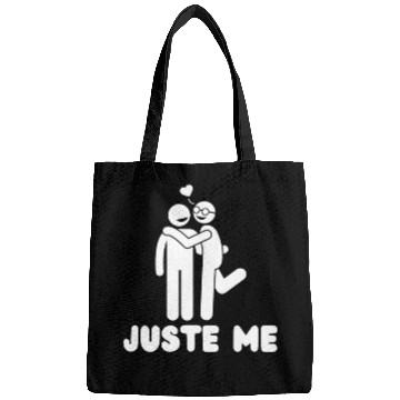 Discover juste me - funny Pride quote lgbt community Bags