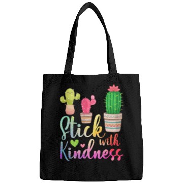 Discover Stick With Kindness Cactus Lovers Teacher Bags