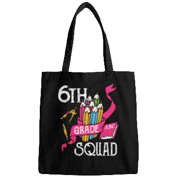Discover 6th Grade Squad Student Back To School Bags