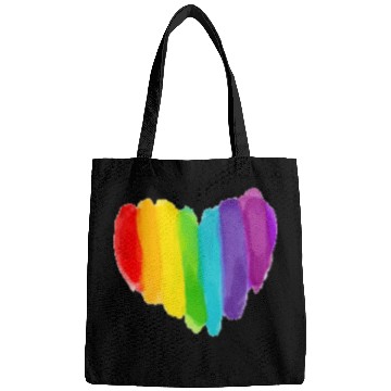 Discover Pride Rainbow Heart Bags