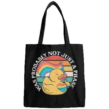 Discover LGBTQ Duck Was Probably Not Just A Phase Pride Bags