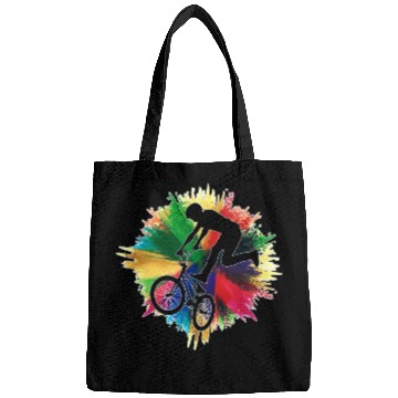 Discover Colorful Splash BMX Freestyle Bike Stunts Bags