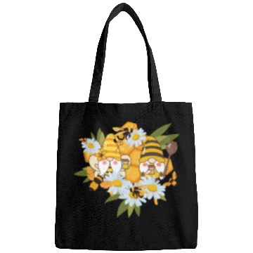 Discover Gardening Gnome Daisy Bees Gnomes Flowers Bags
