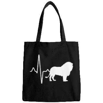 Discover lion heartbeat Bags