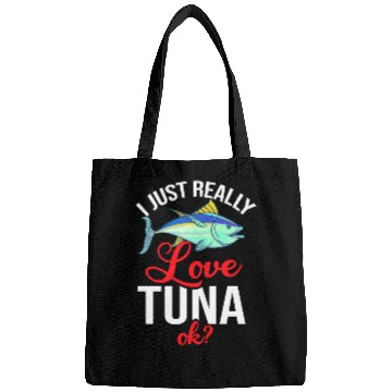 Discover Red Tuna Fish Bluefin Fishing Salad Bags