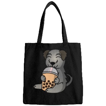 Discover Boba Bubble Tea Irish Wolfhound Bags