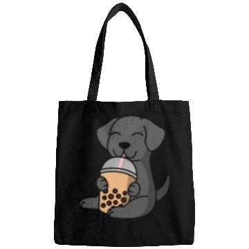Discover Boba Bubble Tea Great Dane Bags