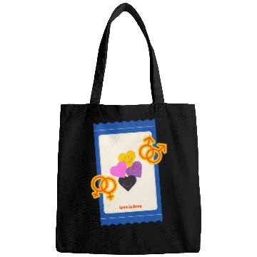 Discover LGBT love is love Bags