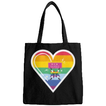 Discover LGBT Pride be yourself Bags