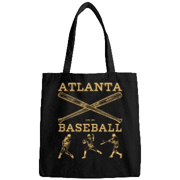 Discover Vintage Atlanta Baseball est 01 Bags