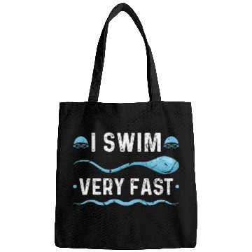 Discover I Swim Fast Swimmer Swimming Bags