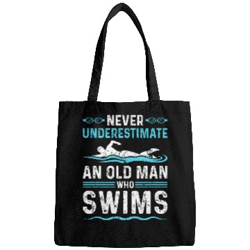 Discover Never Underestimate Man Swim Bags