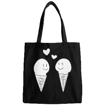 Discover love eat ice cream valentines day sweet Bags