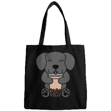 Discover Boba Bubble Tea Great Dane Bags