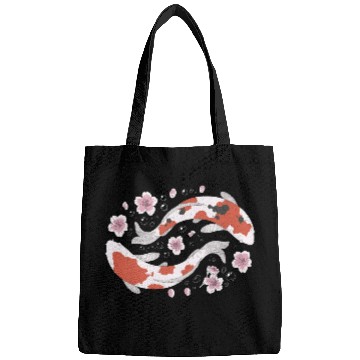 Discover Japanese Koi Fish and Cherry Blossom Bags