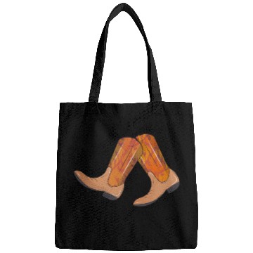 Discover extravagant western boots with flame pattern Bags