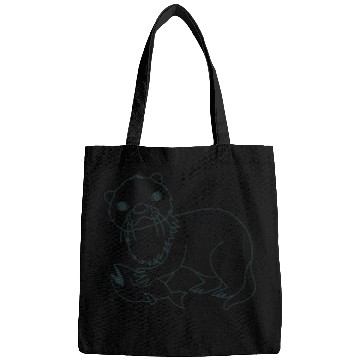 Discover Otter with a fish Bags