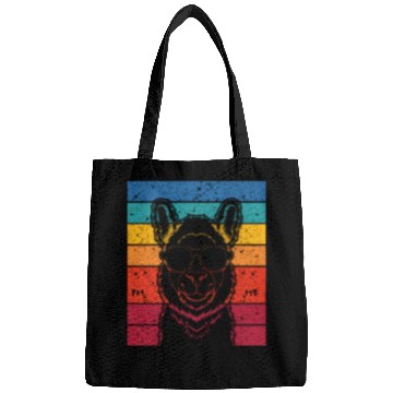 Discover Retro Llama Alpaca Lover Birthday Llamas Bags