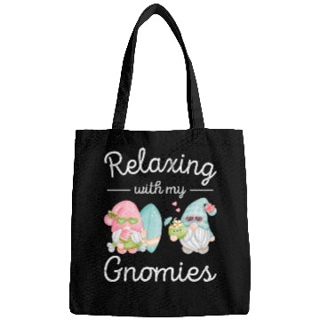 Discover Relaxing Gnomes Surfing Vacation Gnome Lover Bags