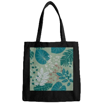 Discover Tropical Leaves - Earthy Colors Bags