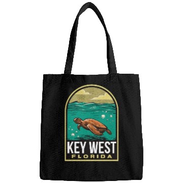 Discover Key West Vintage Sea Turtle Bags