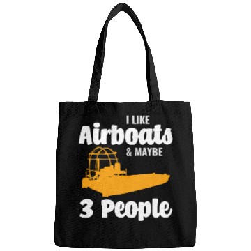 Discover Airboat Fanboat Airboating Planeboat Swamp boat Bags
