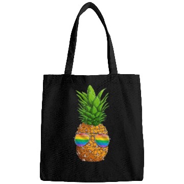 Discover Funny Pineapple LGBT Rainbow Gay Pride Bags