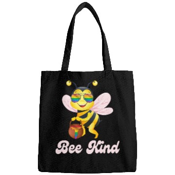 Discover Bee LGBTQ Pride Rainbow Flag Kindness Bags