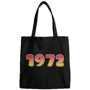 Discover 1972 Happiness Year In Orange - Yellow Design Bags