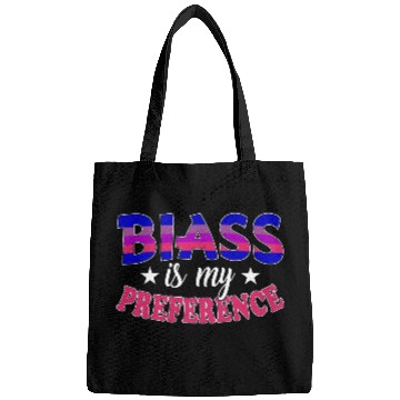 Discover Biass Is My Preference LGBTQ Bisexual Pride Flag Bags