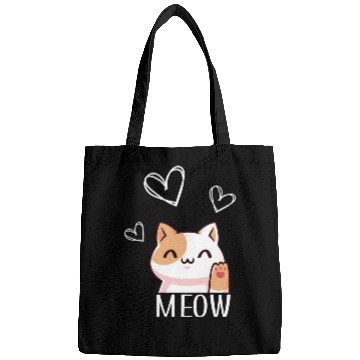 Discover meow - cute cat - kitten Bags