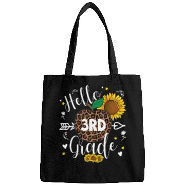 Discover 3rd Grade Back To School Leopard Print Sunflower Bags