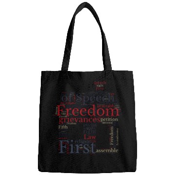 Discover Freedom Of Speech - Wordcloud Bags