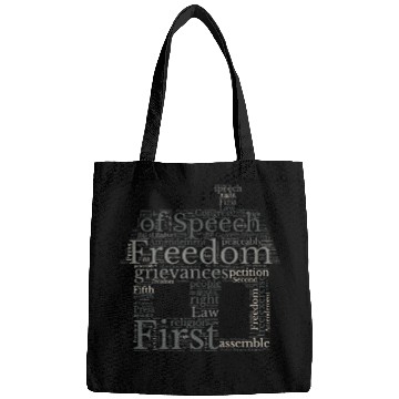 Discover Freedom Of Speech - Wordcloud Bags