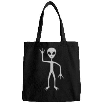 Discover Science fiction alien waves Bags