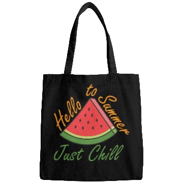 Discover Say Hello to Summer watermelon Design for summer Bags