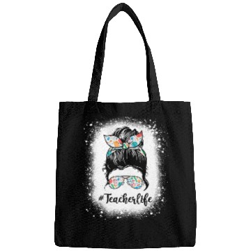 Discover Messy Bun bleached x Teacher Life Bags