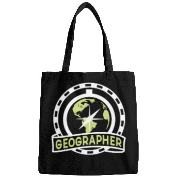 Discover Geographer Teacher Geography Student Geographic Bags