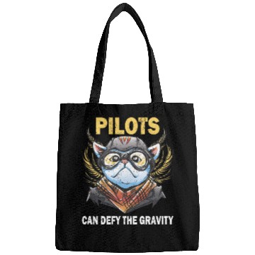 Discover Pilots can defy the gravity airplane aviation Bags