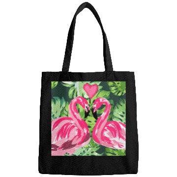 Discover Pink Flamingo Love Bags