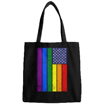 Discover LGBTQIA+ American Flag Pride Bags
