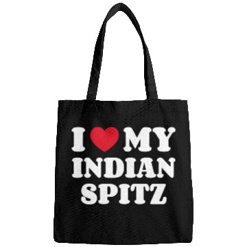 Discover I Love My Indian Spitz Bags