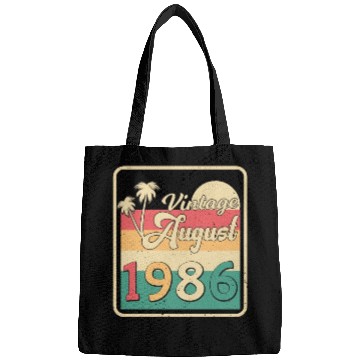 Discover Birthday Greeting For August 1986 Bags