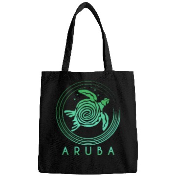 Discover Aruba Tribal Turtle Bags